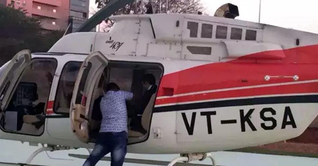 bengaluru helicopter taxi