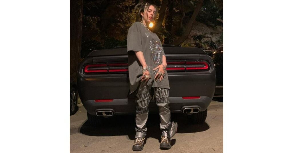 Billie Eilish Dodge Challenger SRT Hellcat