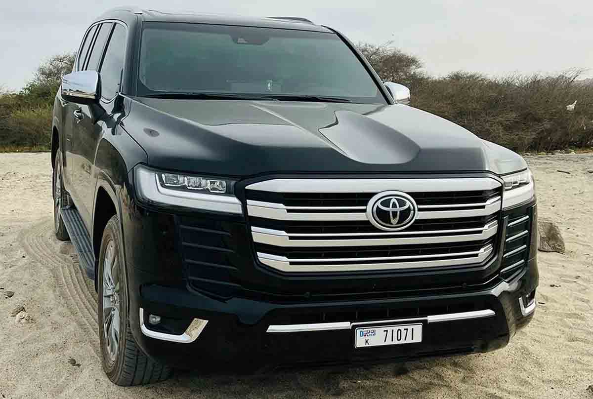 Here’s India’s First Black Coloured Toyota Land Cruiser LC300, Comes