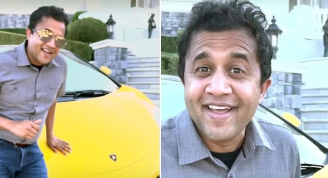 Omi Vaidya aka Chatur from 3 Idiots Recreates Lamborghini Scene Omi Vaidya aka Chatur from 3 Idiots Recreates Lamborghini Scene