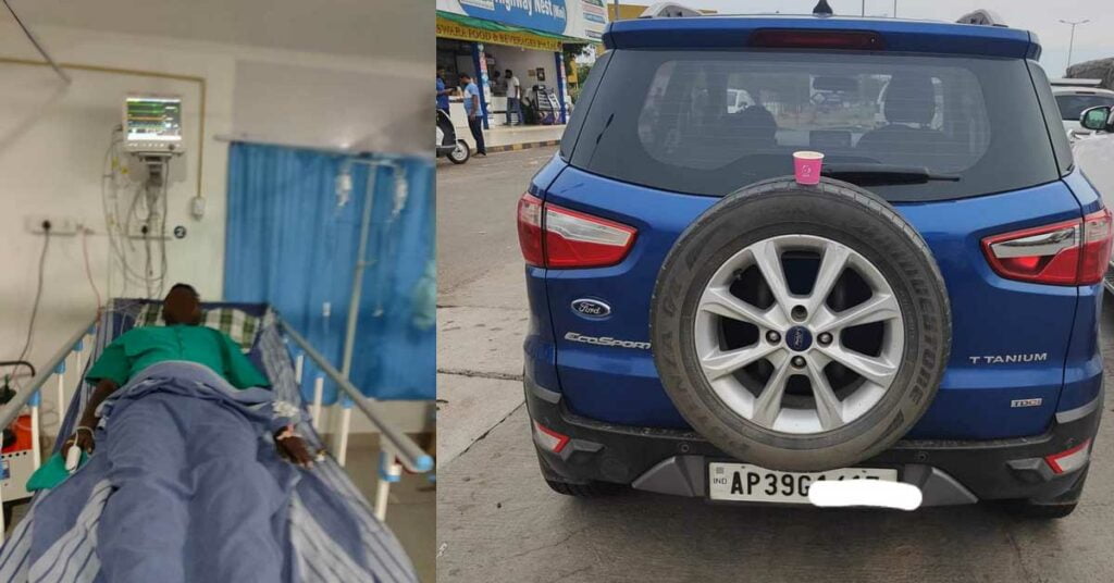 ford ecosport accident owner thanks build quality from icu