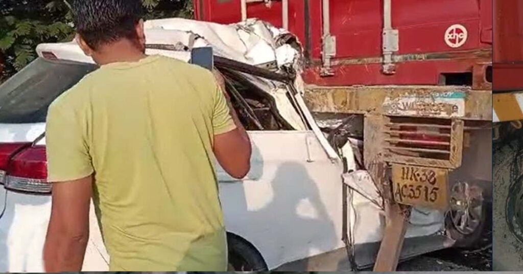 hyundai creta truck accident