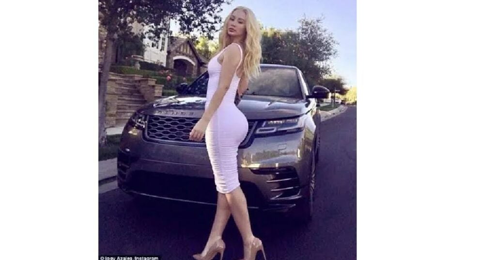 Iggy Azalea Range Rover Vogue