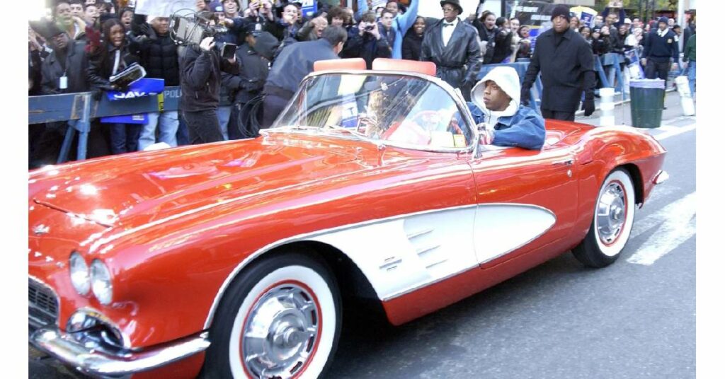 Jay-Z with his 1957 Corvette C1
