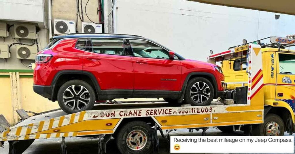 Jeep Compass Owner Jokes About Mileage as his car stays out of use due to issues.