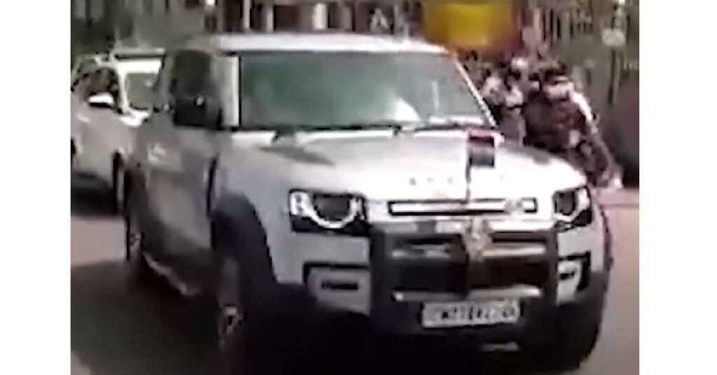 M K Stalin Range Rover Defender