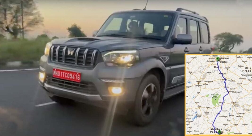 Mahindra Scorpio Classic Mileage Test