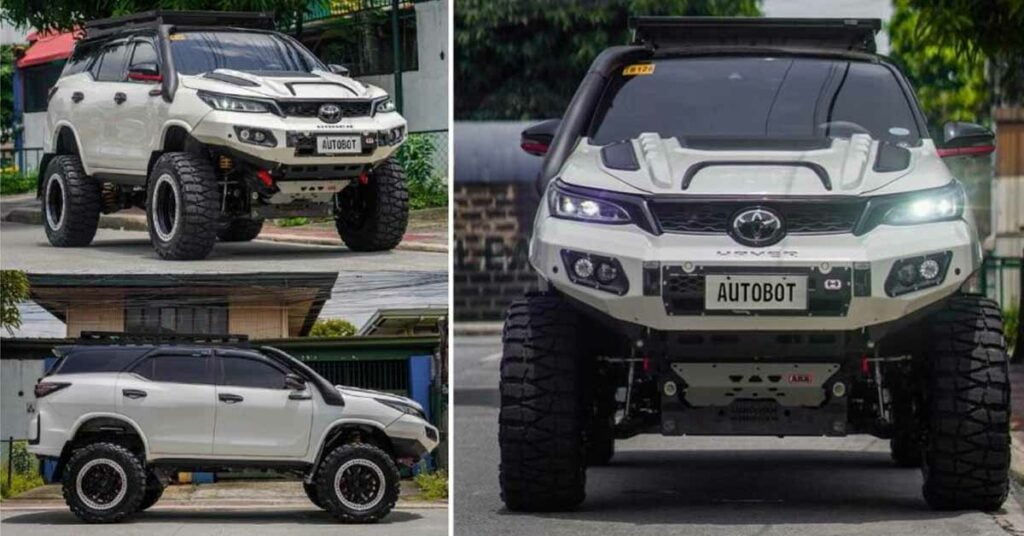 modified toyota fortuner monster truck