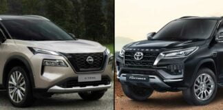 New Nissan X-Trail vs Toyota Fortuner