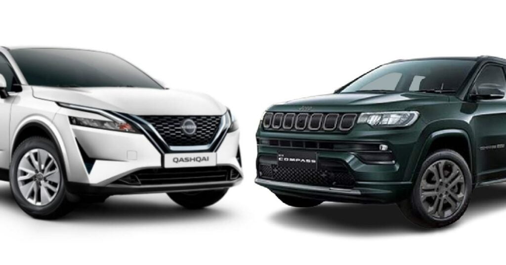 Nissan Qashqai vs Jeep Compass Comparison