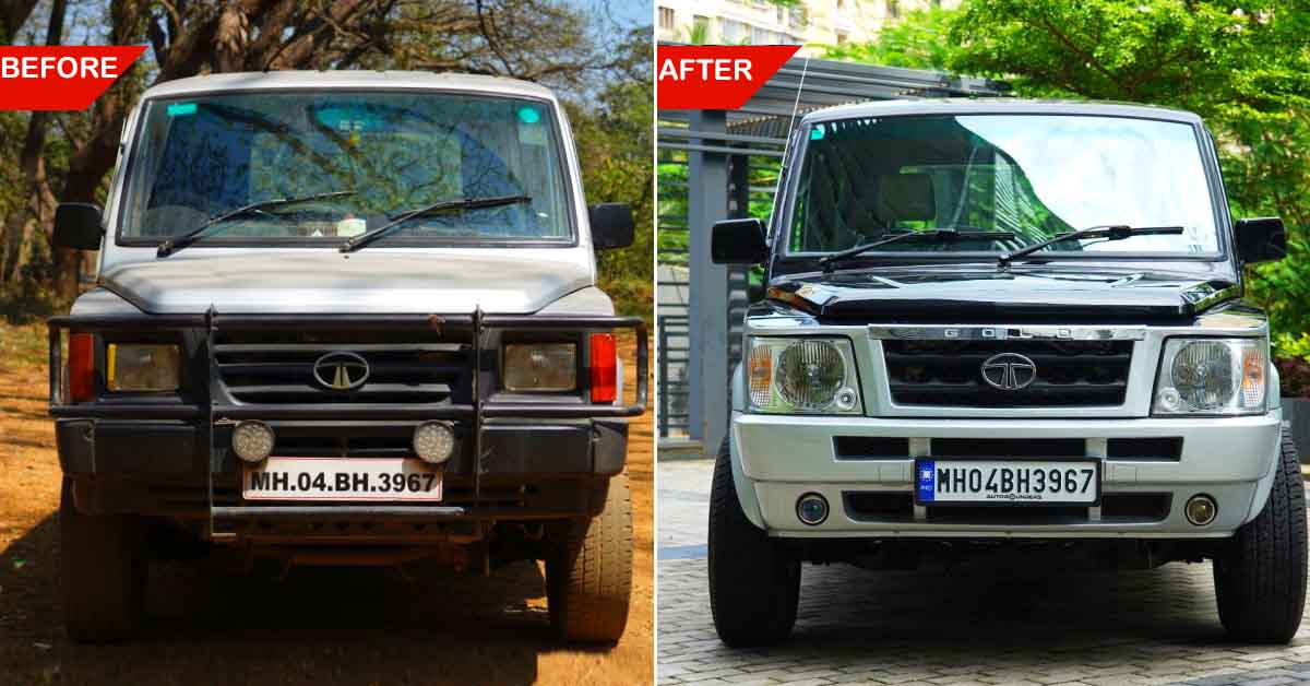 Restored Tata Sumo luxury interior modification