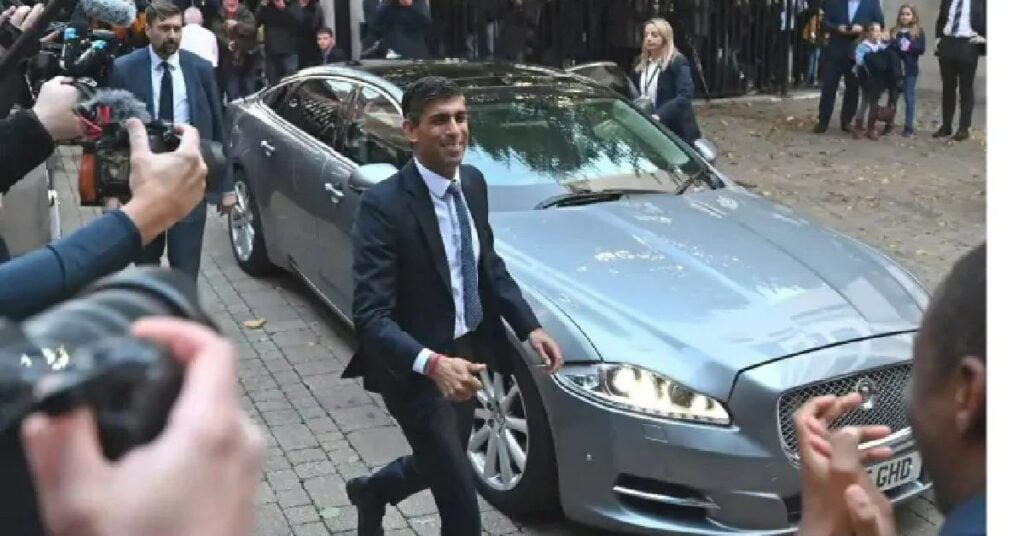 Rishi Sunak Jaguar XJ