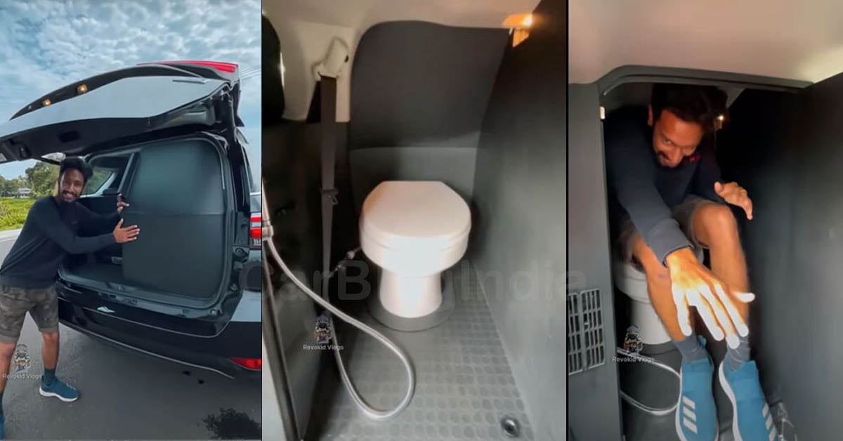 toyota fortuner toilet