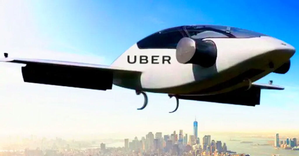 uber air taxi rendering