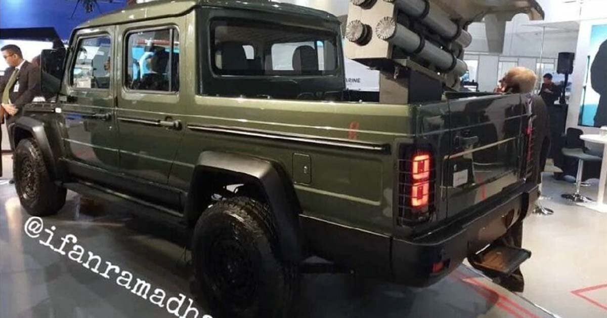 5-door Force Gurkha missile launcher