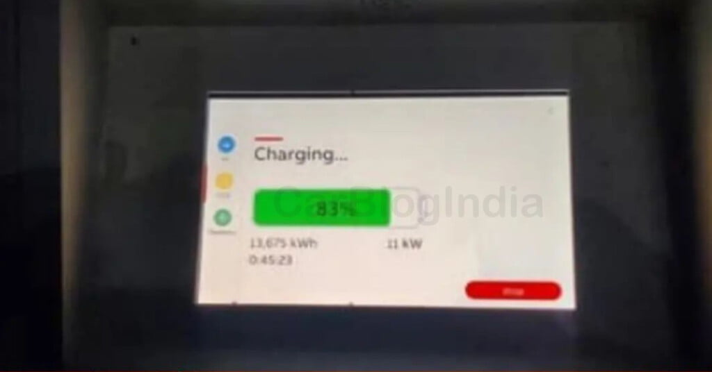 Citroen C3 EV charging