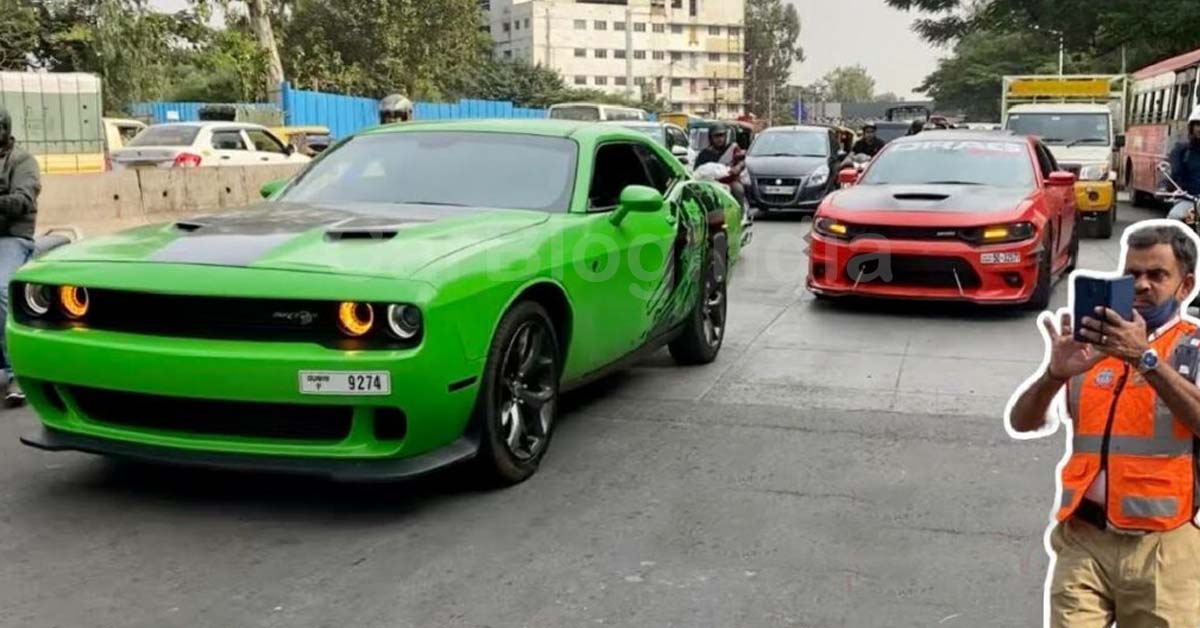 Dodge Challenger and Charger in India via Carnet Permit