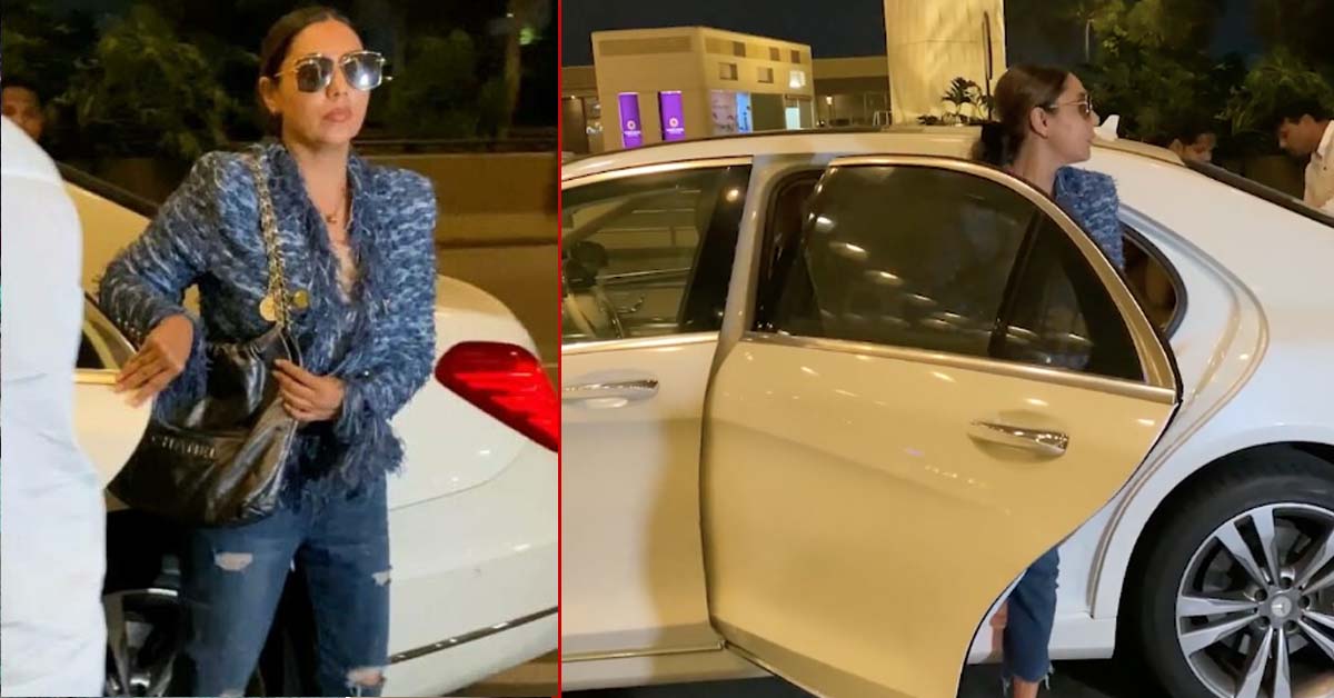 Gauri Khan Spotted at Airport in her Mercedes S-Class