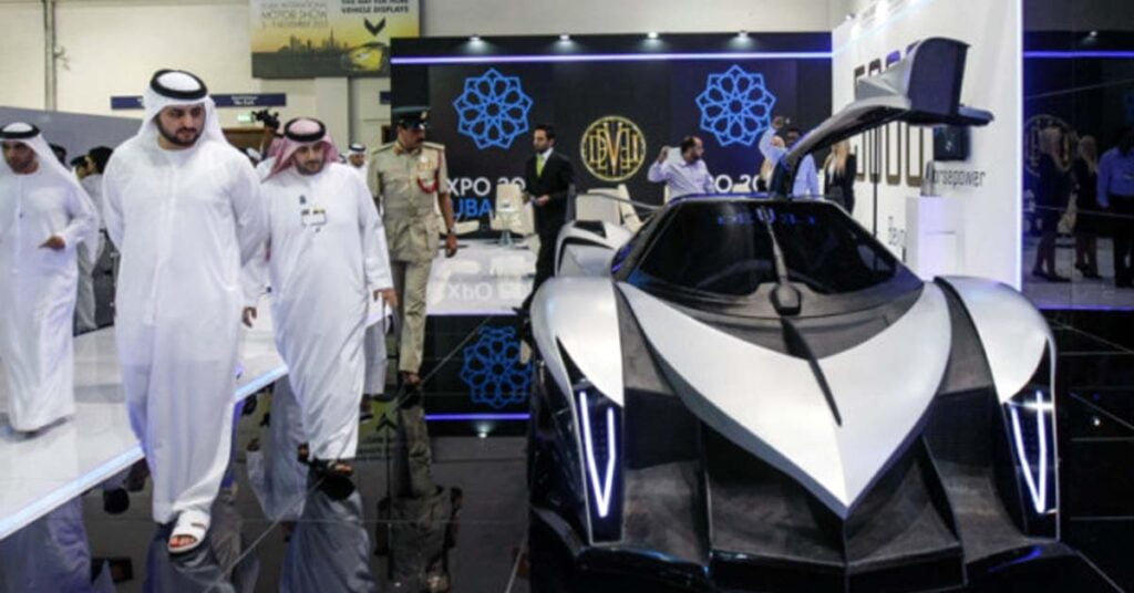 Sheikh Mohammed Bin Rashid Al Maktoum with Devel Sixteen