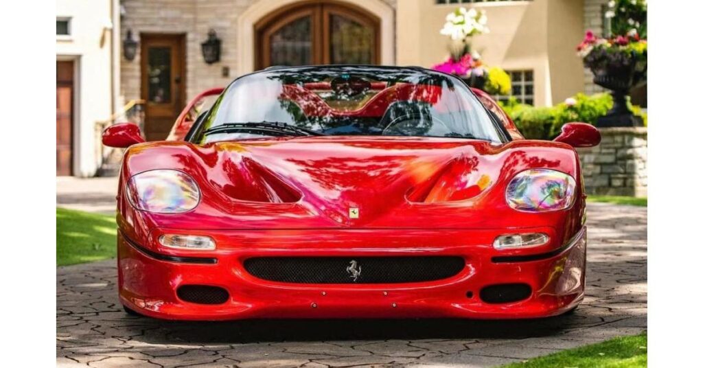 Aaron Kwok with his Ferrari F50