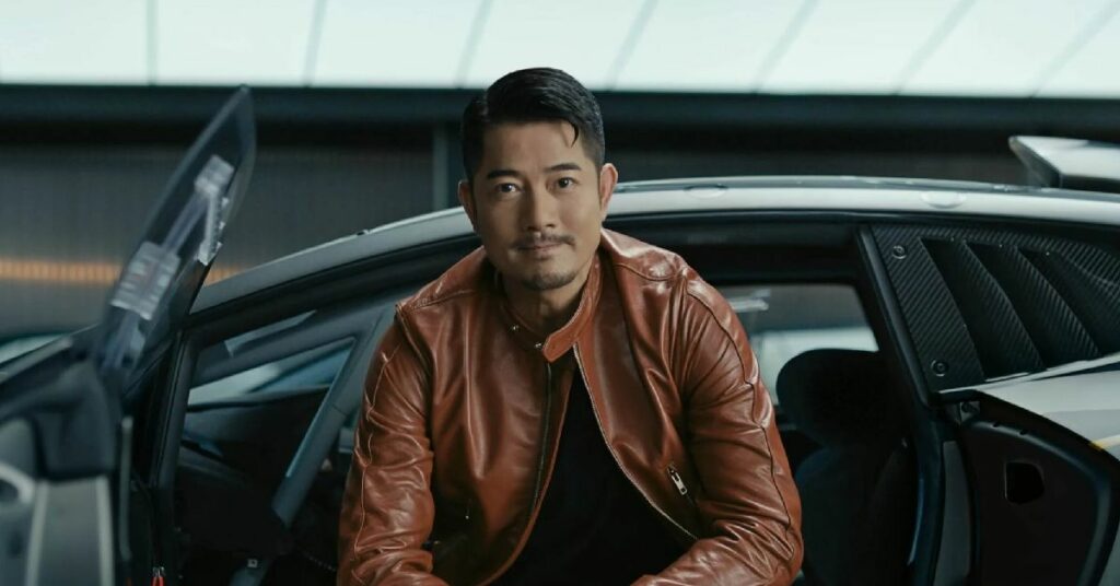 Aaron Kwok with his McLaren Senna