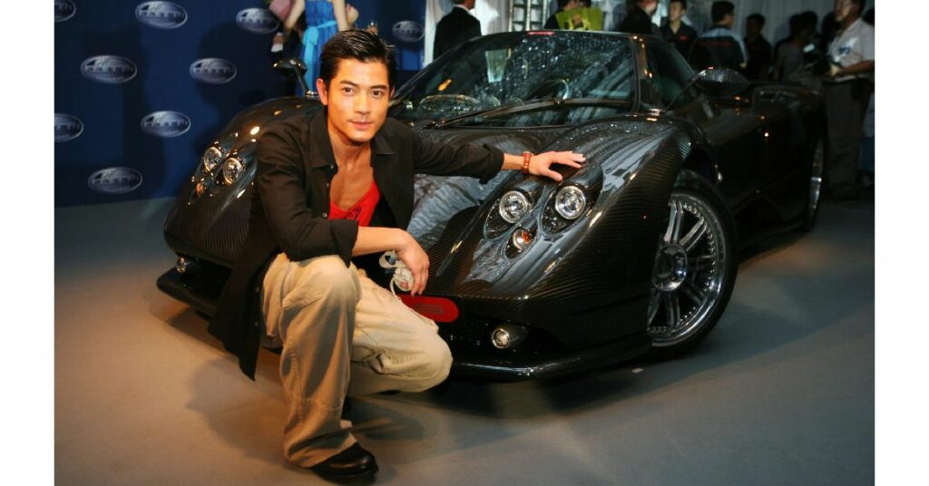 Aaron Kwok with his Pagani Zonda 760 King