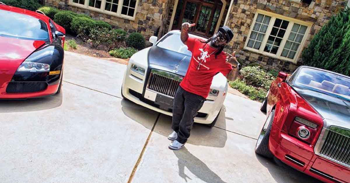 Car Collection of T-Pain