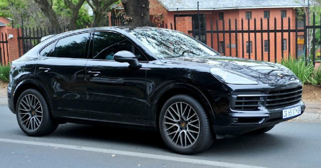 Edwin Sodi with his Porsche Cayenne S