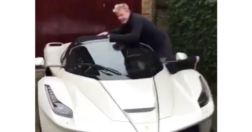 Gordon Ramsay Ferrari LaFerrari Aperta