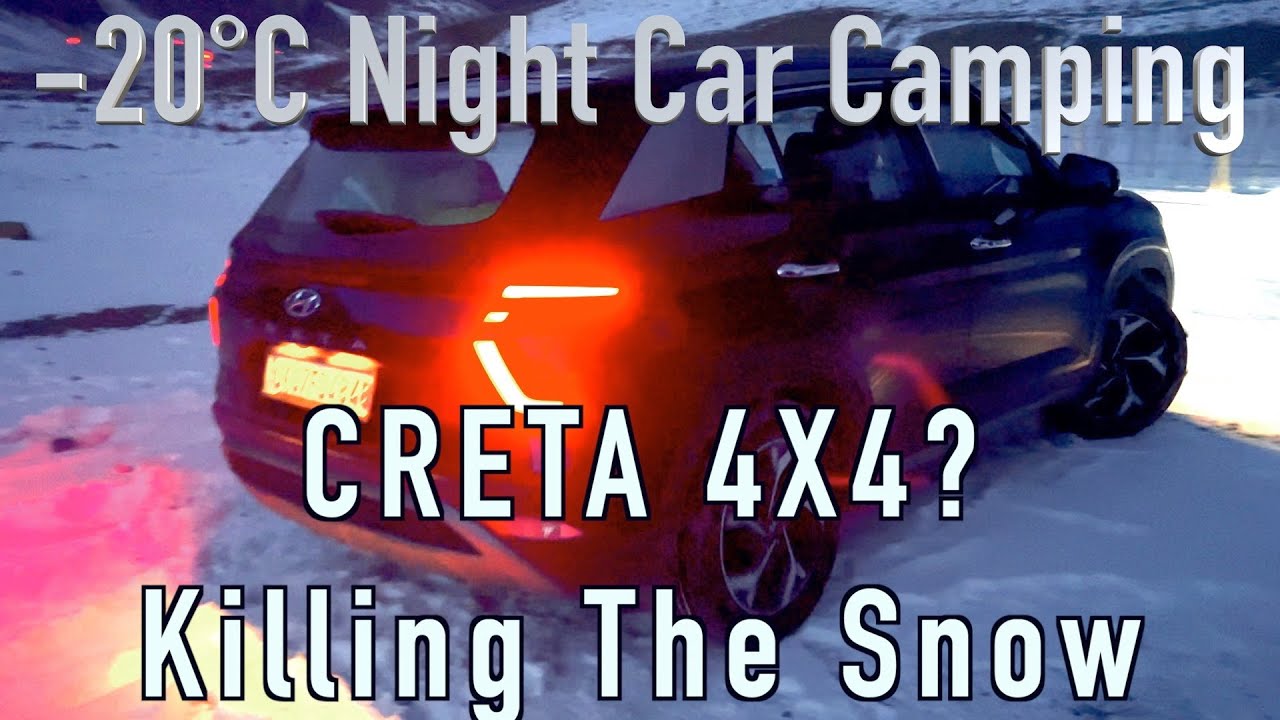 Watch Hyundai Creta Drift in Snow at DRAS Valley in -20 Degrees