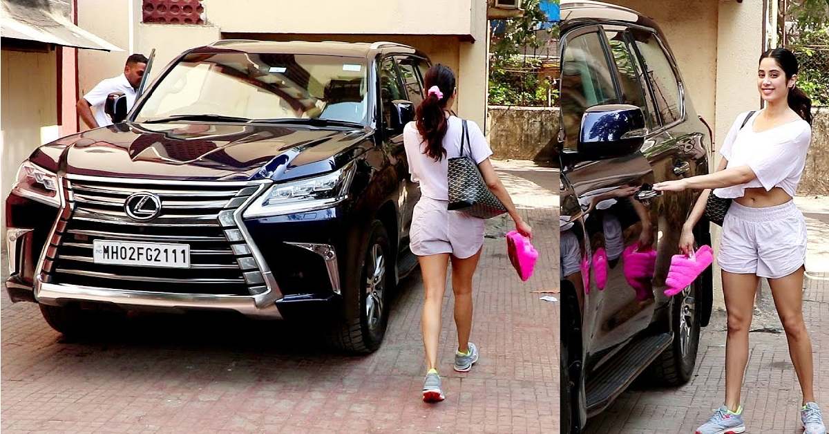 Janhvi Kapoor Seen in her Lexus LX 570