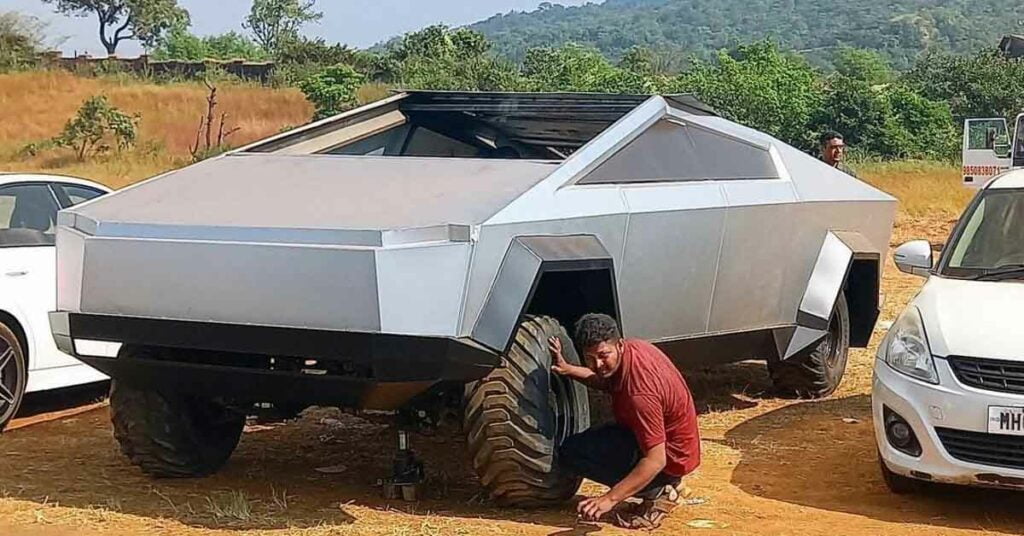 Made in India Tesla Cybertruck Replica