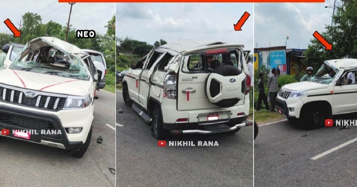 Mahindra Bolero Neo Crashes After Delivery