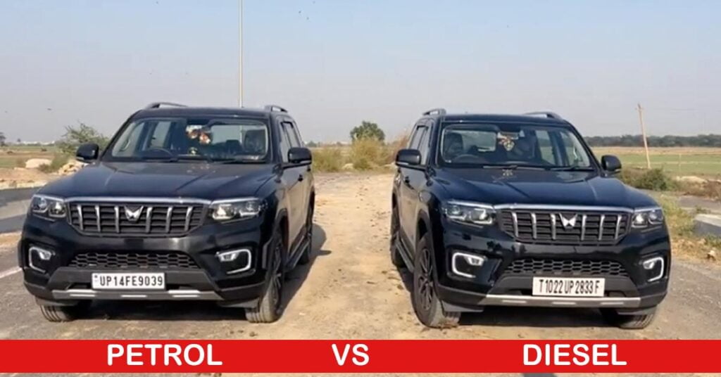 Mahindra Scorpio N Petrol vs Diesel