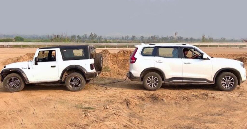 Mahindra Thar vs Scorpio N - Tug of War