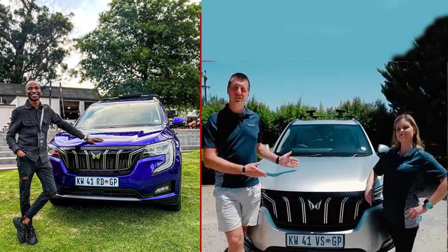 South African media check out the Mahindra XUV700