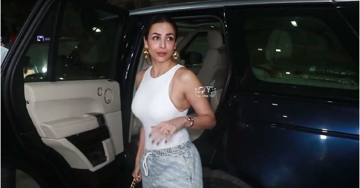 Malaika Arora Spotted in her Range Rover Vogue