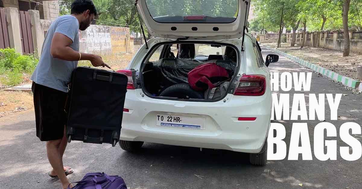 Boot Space of Maruti Baleno CNG