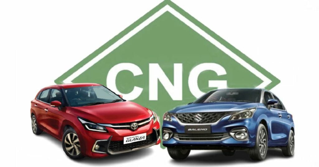 Maruti Baleno CNG vs Toyota Glanza CNG Comparison