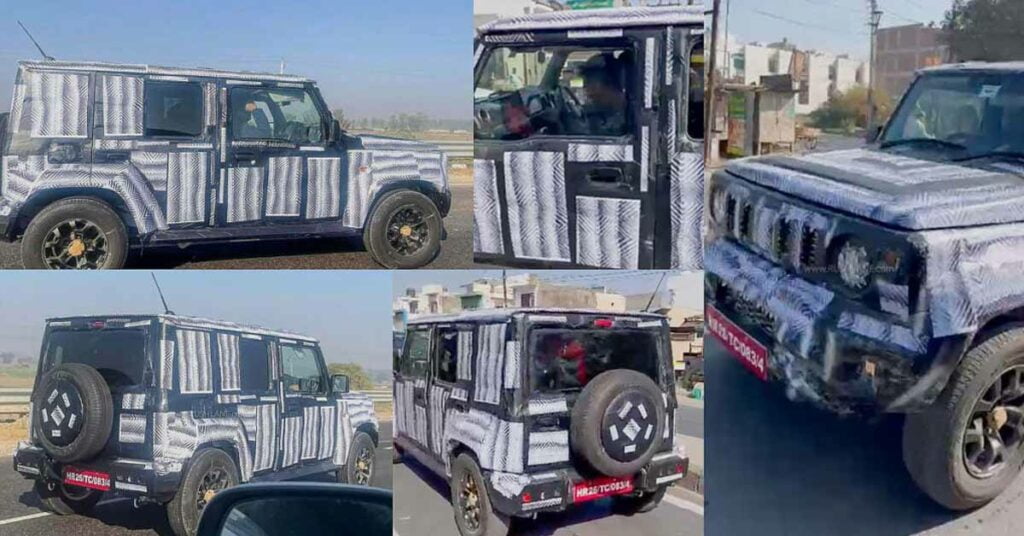 7-seater Maruti Jimny Spied Up Close