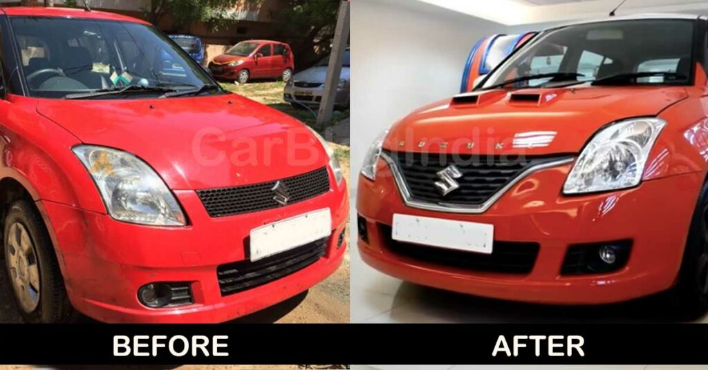 This Maruti Baleno Is Actually An Old Modified Swift This Maruti Baleno Is Actually An Old Modified Swift