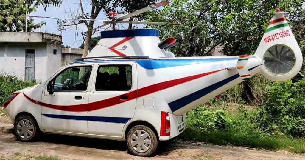 Maruti WagonR-Based Helicopter Car