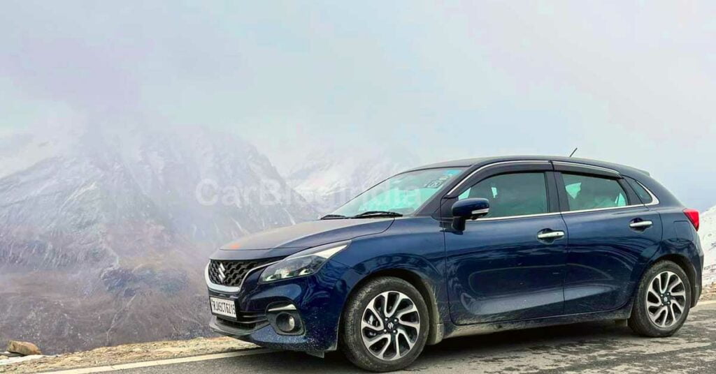 New Maruti Baleno at Rohtank Pass in -5 Degree Celsius 