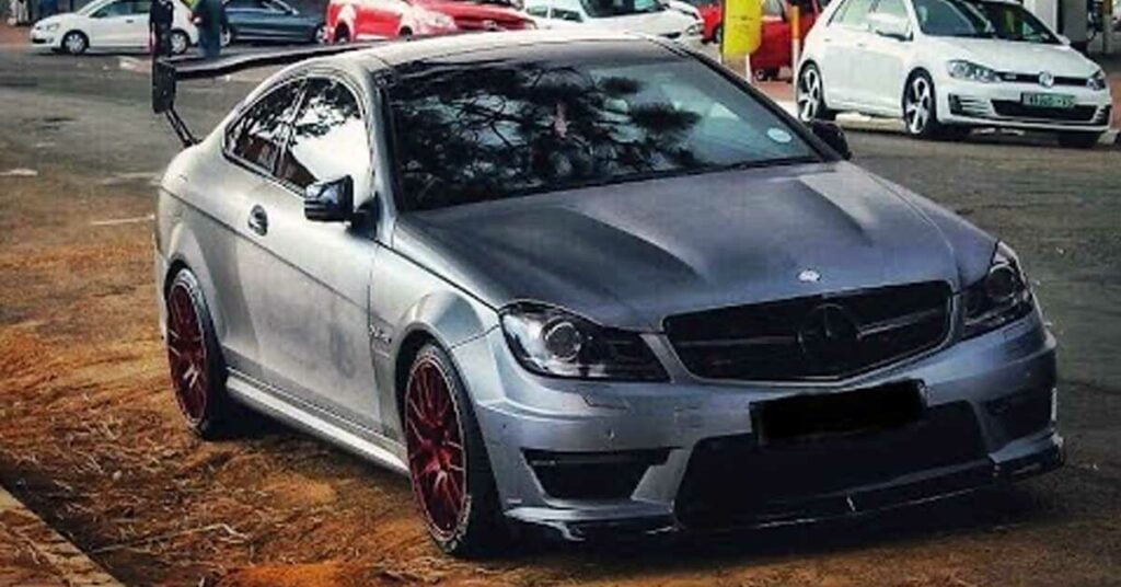 Mercedes C63 AMG of Prince Kaybee