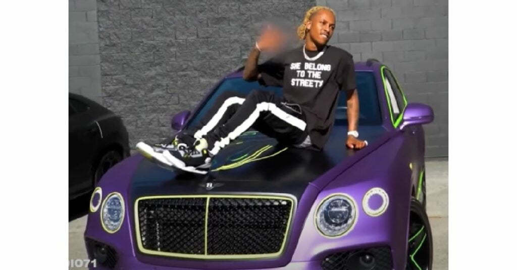 Rich The Kid with his Bentley Bentayga