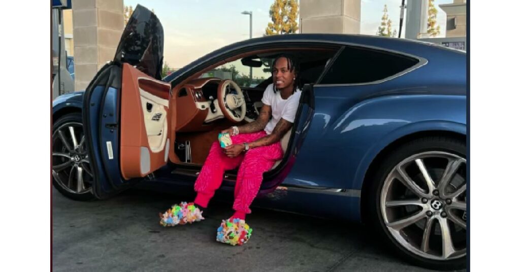 Rich The Kid with his Bentley Continental GT