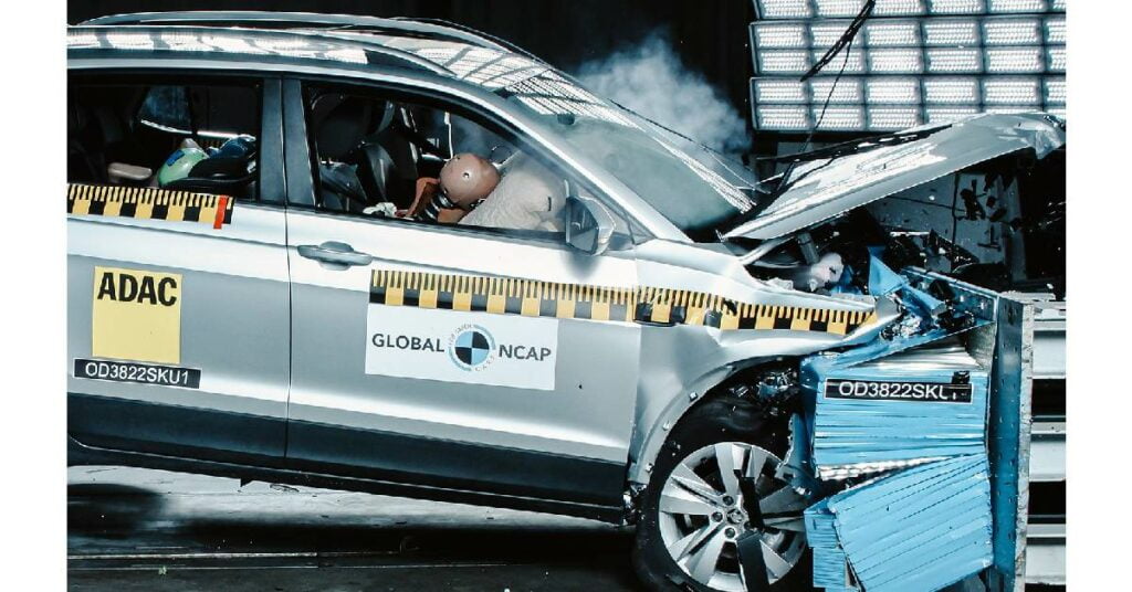 Skoda Kushaq at GNCAP Crash Test