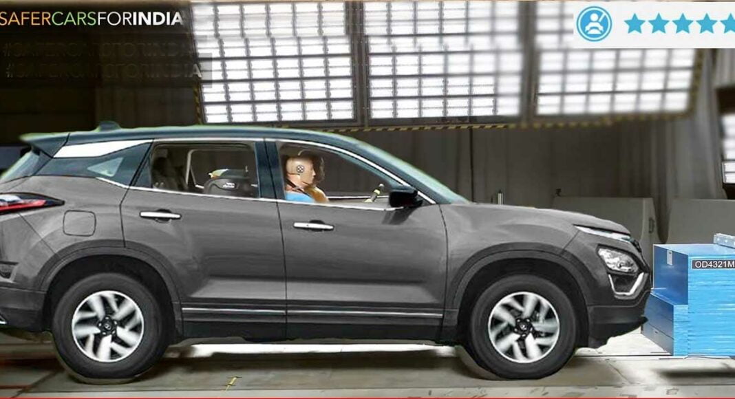 tata harrier 5-star safety rating