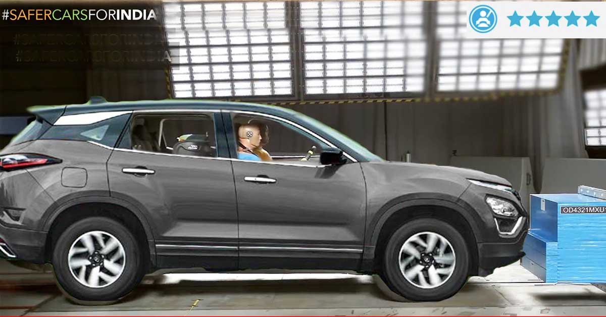 tata harrier 5-star safety rating