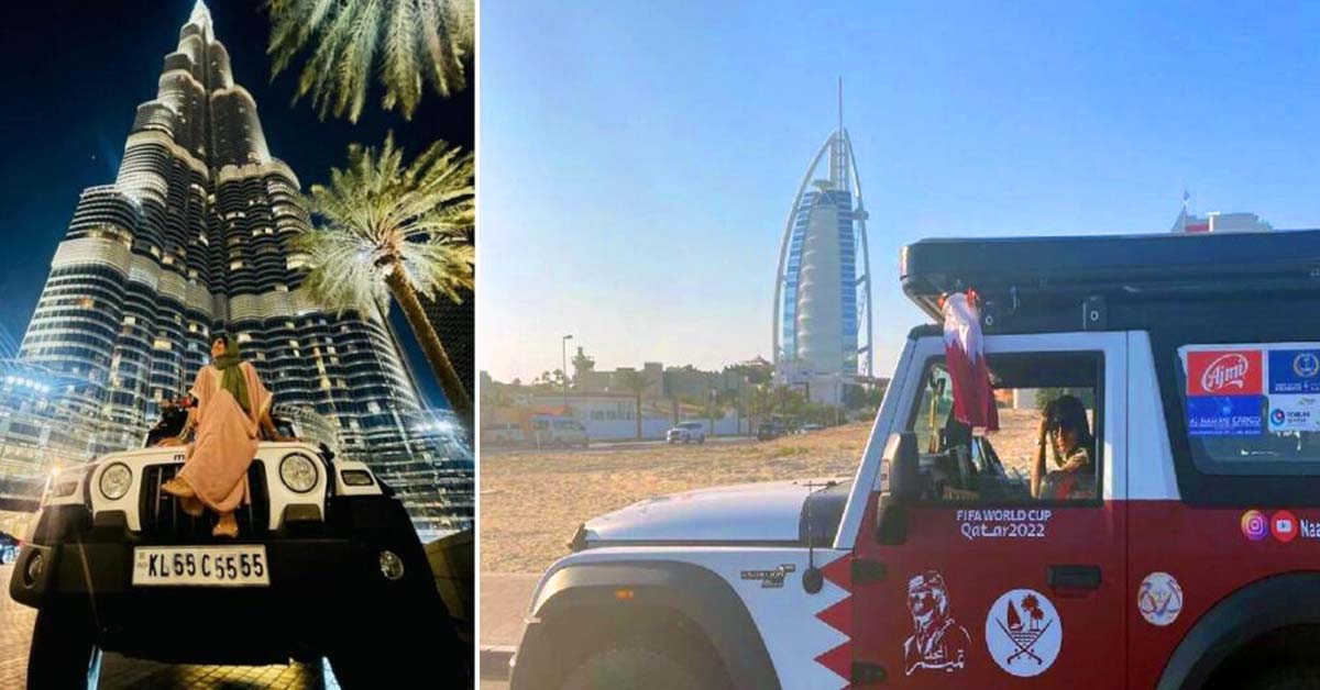 Mahindra Thar Owner Drives From India to Qatar for FIFA World Cup